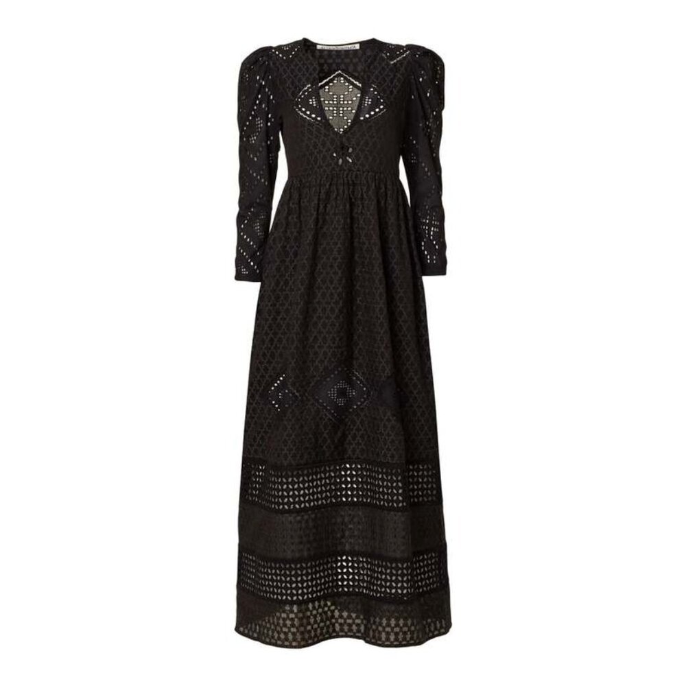 Winifred Black Eyelet Dress